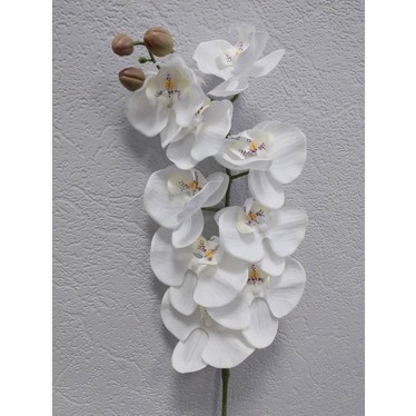Орхидея Фаленопсис белая силикон 9 голов